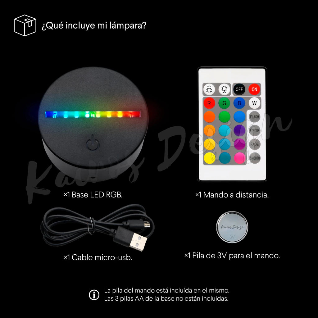 LAMPARA LED PERSONALIZADA | CREALA COMO TU QUIERAS