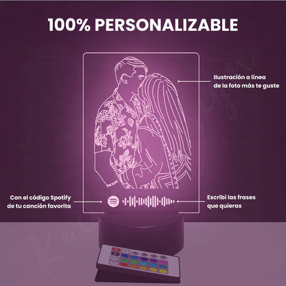 LAMPARA LED PERSONALIZADA | CREALA COMO TU QUIERAS